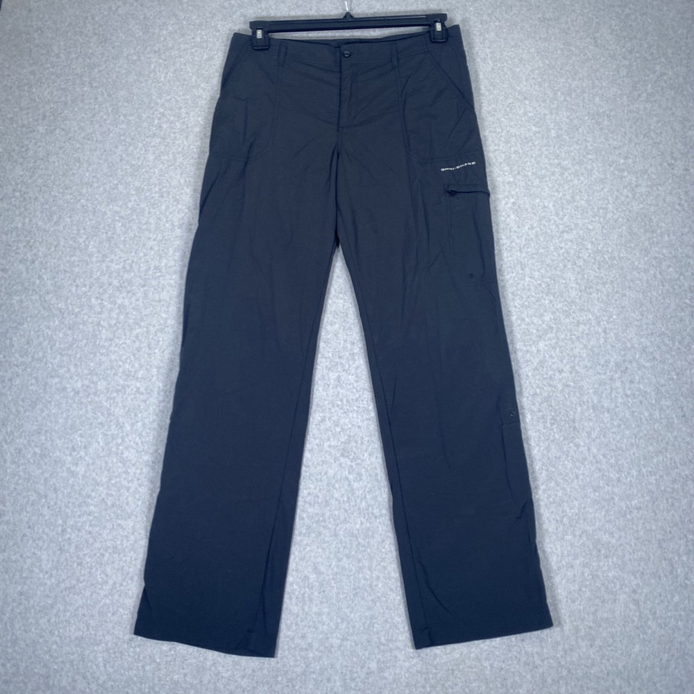 Columbia PFG Fishing Pants Womens 10 Regular Black Omni-Shade